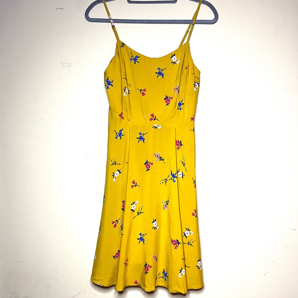 Yellow Floral Sundress | M